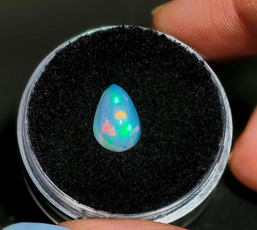 1.50ct Ethiopian Welo Opal Pear Cabochon Gemstone